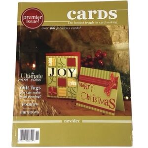 Cards Scrap Book Magazine Issue Nov Dec Tags Birthdays Holidays Stamping Craft